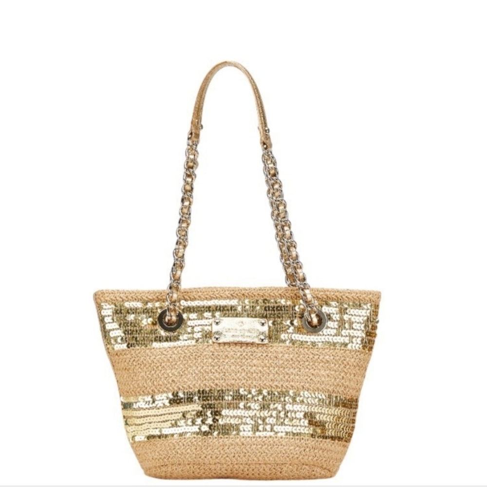 Kate Spade Gold Sequin Tote Bag